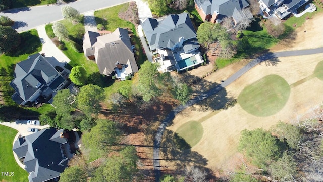 drone / aerial view featuring a residential view