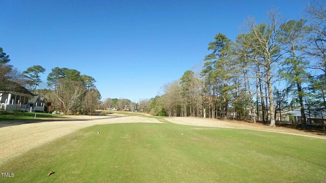 view of community with view of golf course