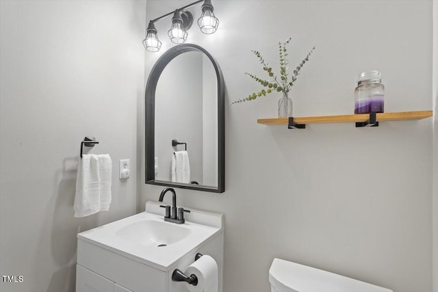 8408 Haines Creek Ln, Raleigh, NC 27616 - bathroom featuring vanity and toilet
