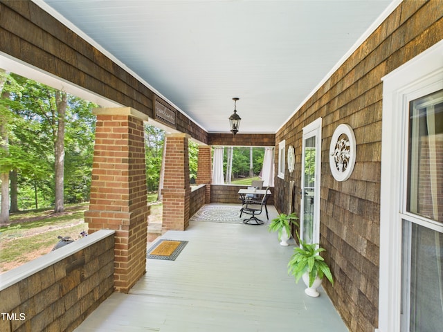 3609 Creekridge Country Rd, Randleman, NC 27317 - view of patio / terrace featuring covered porch