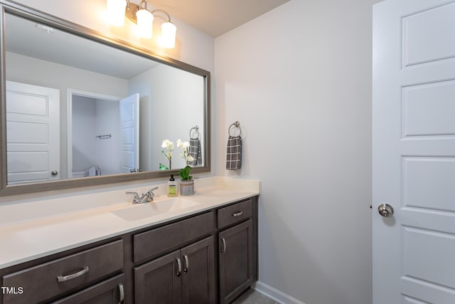 228 Shingle Oak Rd, Wake Forest, NC 27587 - bathroom featuring vanity and baseboards
