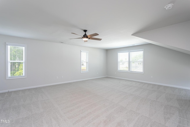 228 Shingle Oak Rd, Wake Forest, NC 27587 - unfurnished room featuring ceiling fan, light carpet, and healthy amount of natural light