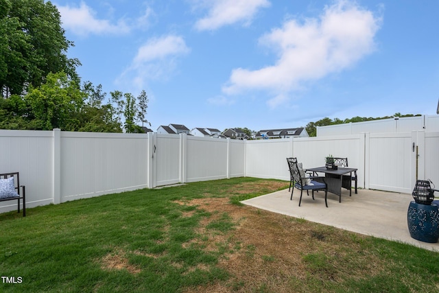 228 Shingle Oak Rd, Wake Forest, NC 27587 - view of yard featuring a patio area and a gate