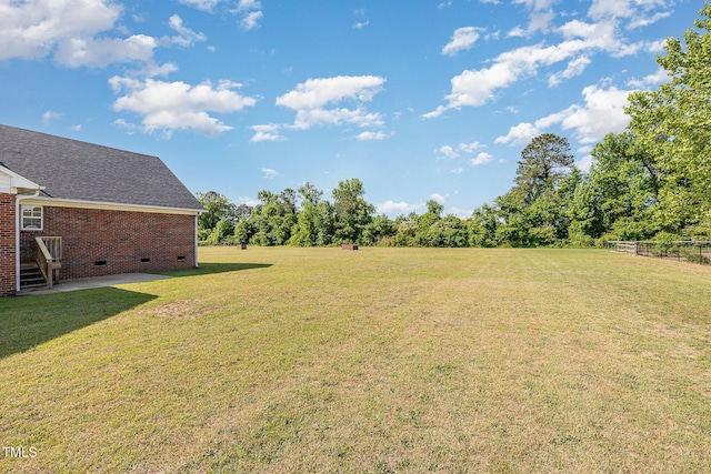2919 Hayfield Rd, Wade, NC 28395 - view of yard with fence