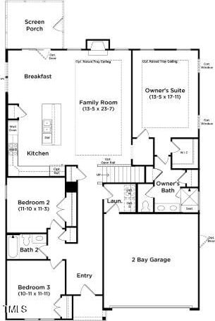 214 Alden Way, Angier, NC 27501 - plan