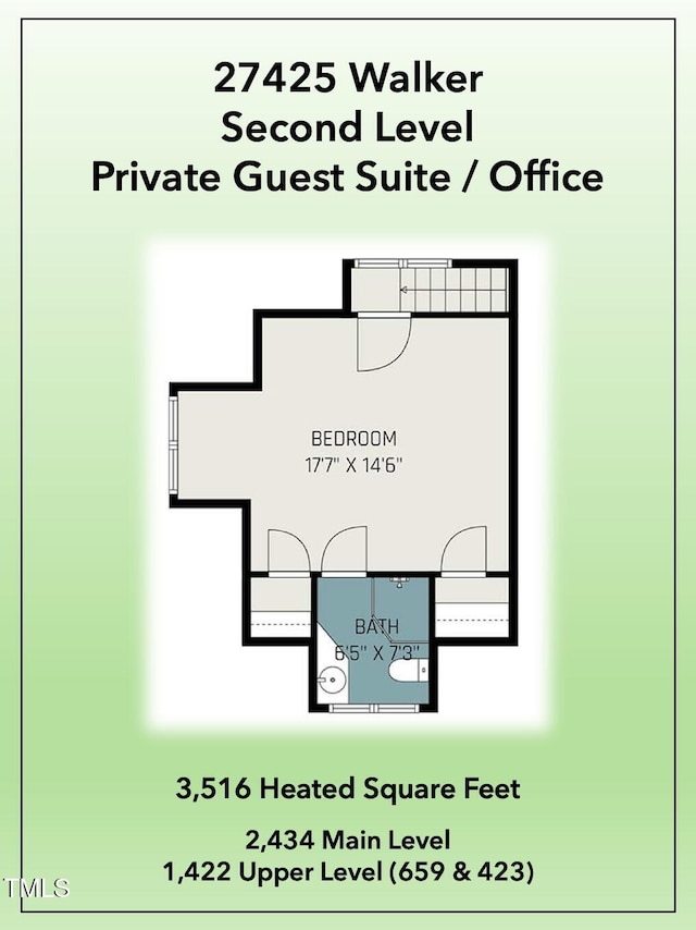27425 Walker, Chapel Hill, NC 27517 - plan