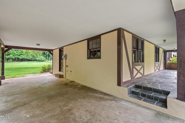 view of side of property