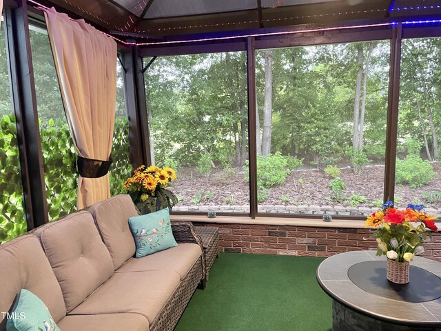 1944 Castle Pines Dr, Raleigh, NC 27604 - sunroom / solarium with an outdoor hangout area