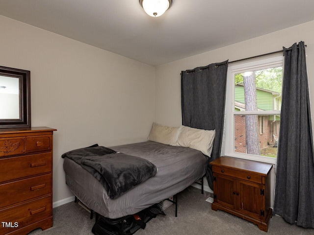 bedroom featuring carpet floors