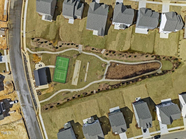 1024 Channel Drop, Zebulon, NC 27597 - birds eye view of property with a residential view