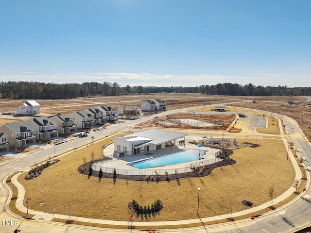 1024 Channel Drop, Zebulon, NC 27597 - aerial view featuring a residential view
