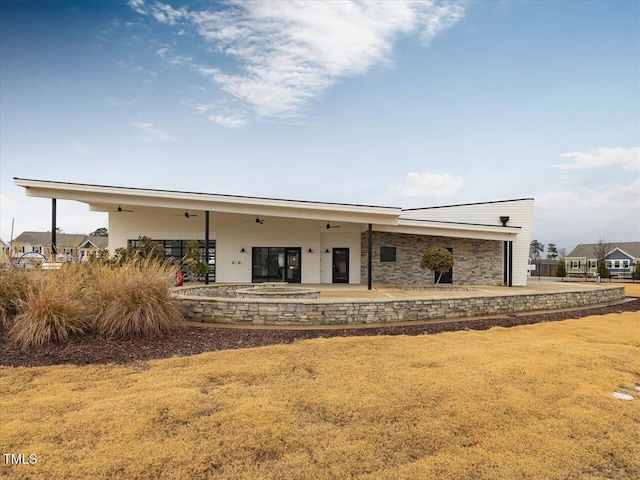 1024 Channel Drop, Zebulon, NC 27597 - back of property with a patio