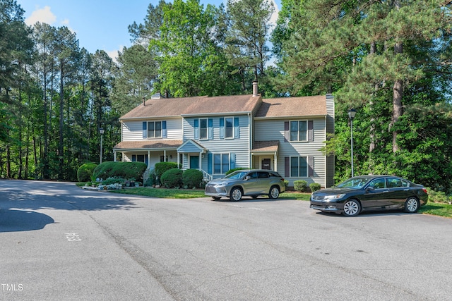 6513 Hearthstone Dr, Raleigh, NC 27615 - view of front of property featuring uncovered parking