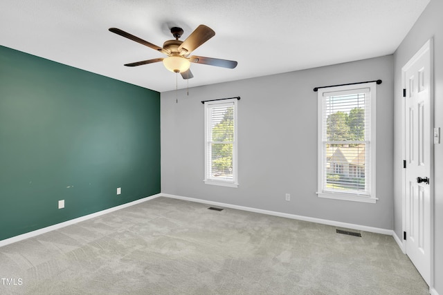 6513 Hearthstone Dr, Raleigh, NC 27615 - unfurnished room with carpet floors, ceiling fan, and baseboards