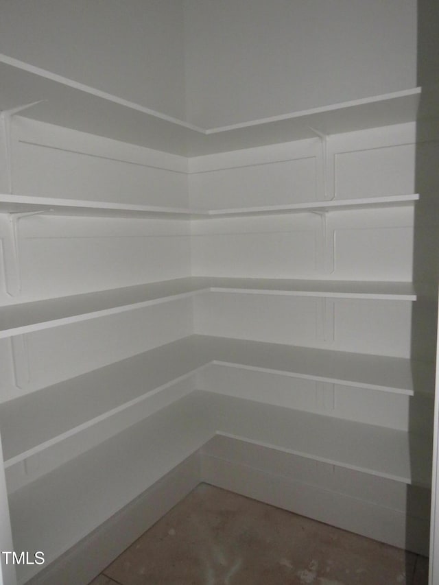 view of pantry