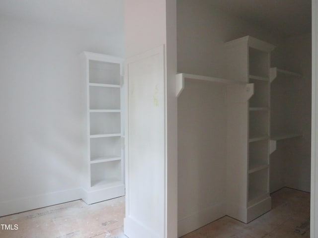 view of closet