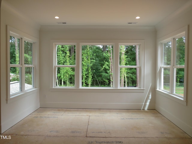 1444 Old Apex Rd, Cary, NC 27513 - unfurnished sunroom with plenty of natural light