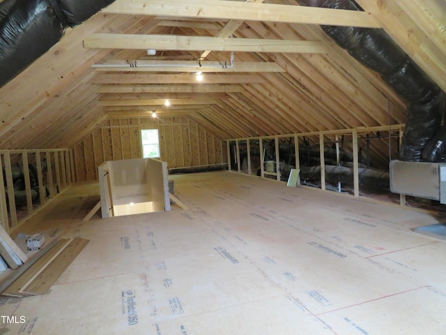 1444 Old Apex Rd, Cary, NC 27513 - attic featuring an upstairs landing