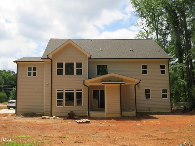 1444 Old Apex Rd, Cary, NC 27513 - back of property with a shingled roof