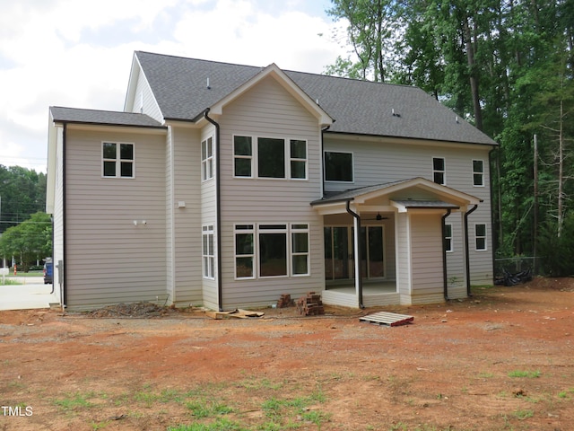 1444 Old Apex Rd, Cary, NC 27513 - back of house featuring a shingled roof
