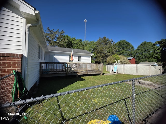 66 Epsom Rocky Ford Rd, Henderson, NC 27537 - view of yard with a deck