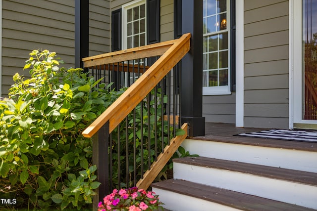 view of staircase