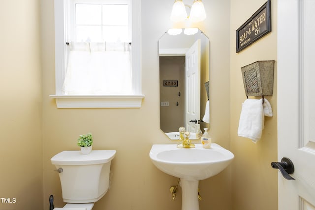 bathroom with toilet