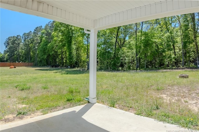 537 Kivett Ct, Fayetteville, NC 28312 - view of yard featuring a patio area