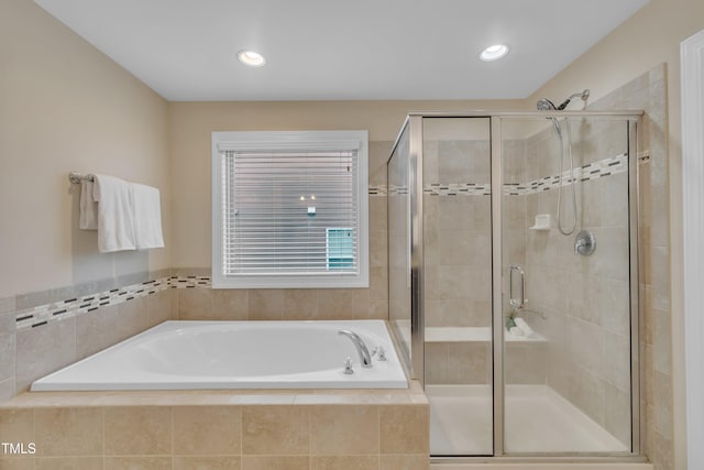 1920 Bright Kannon Way, Wendell, NC 27591 - bathroom featuring a garden tub and a stall shower