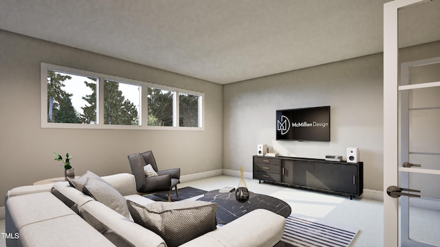 404 Shinleaf Pond Trl, Raleigh, NC 27614 - living area with baseboards