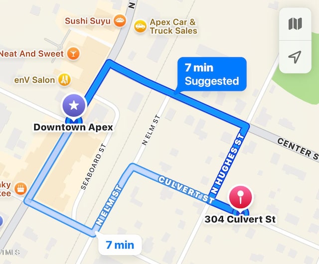 map location