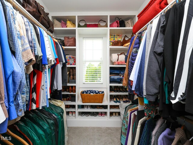1180 Duke Farm Dr, Wake Forest, NC 27587 - spacious closet featuring carpet flooring
