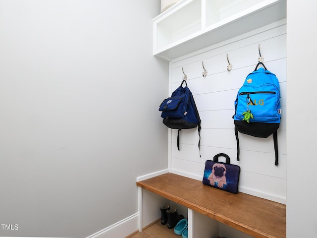 1180 Duke Farm Dr, Wake Forest, NC 27587 - mudroom with baseboards
