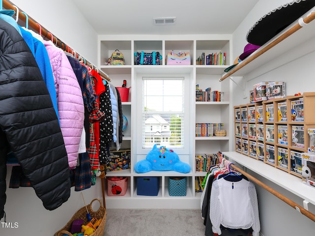 1180 Duke Farm Dr, Wake Forest, NC 27587 - walk in closet with carpet floors