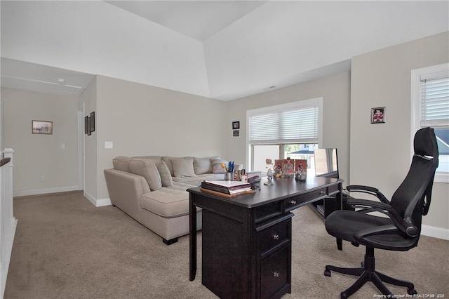 308 Wishaw Ct, Hope Mills, NC 28348 - office area with light colored carpet and baseboards