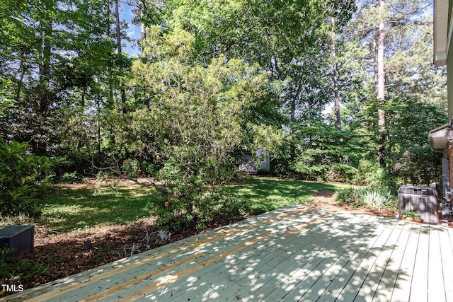 1324 Swallow Dr, Raleigh, NC 27606 - deck with a storage shed and an outdoor structure