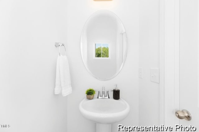 bathroom with a sink