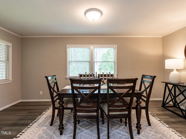 1612 Bethlehem Rd, Knightdale, NC 27545 - dining space featuring ornamental molding, wood finished floors, and baseboards