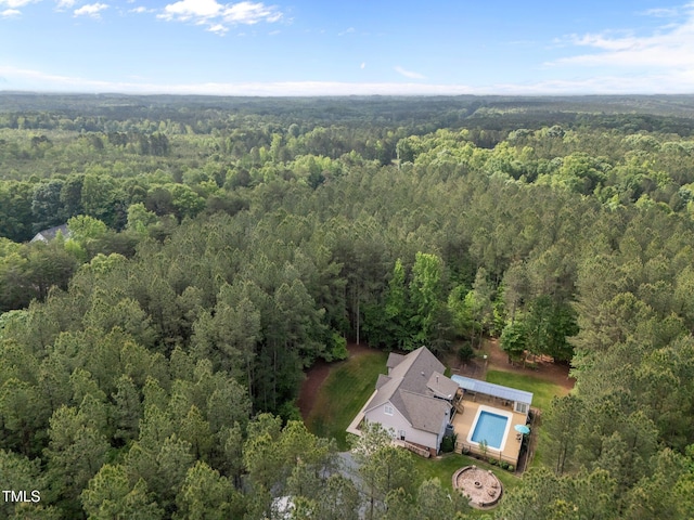 3653 Range Rd, Stem, NC 27581 - aerial view of property and surrounding area with a forest