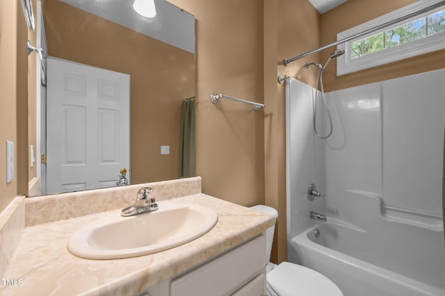 3653 Range Rd, Stem, NC 27581 - bathroom with vanity, toilet, and  shower combination