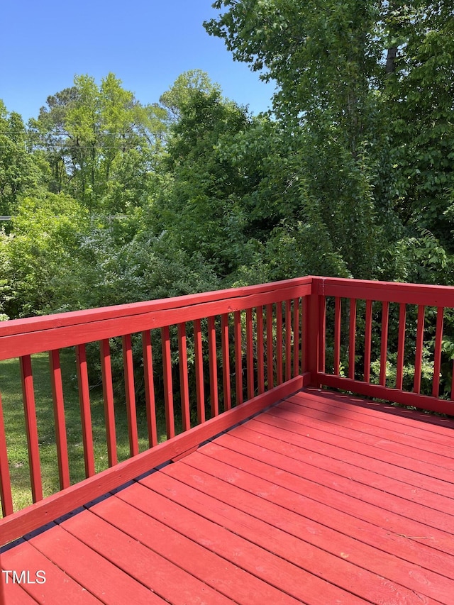 view of deck