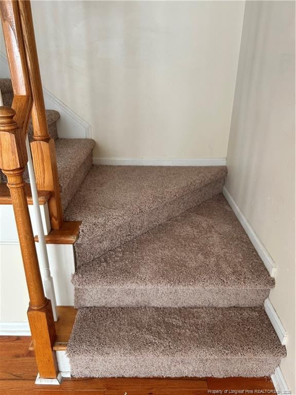 1901 Ellie Ave, Fayetteville, NC 28314 - stairs with baseboards