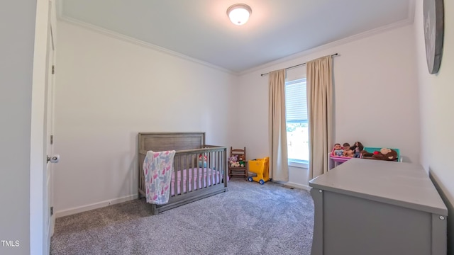 2912 Epps Clark Rd, Siler City, NC 27344 - carpeted bedroom with ornamental molding and baseboards