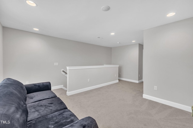 9 Little Sunshine Brk, Smithfield, NC 27577 - carpeted living room featuring recessed lighting and baseboards