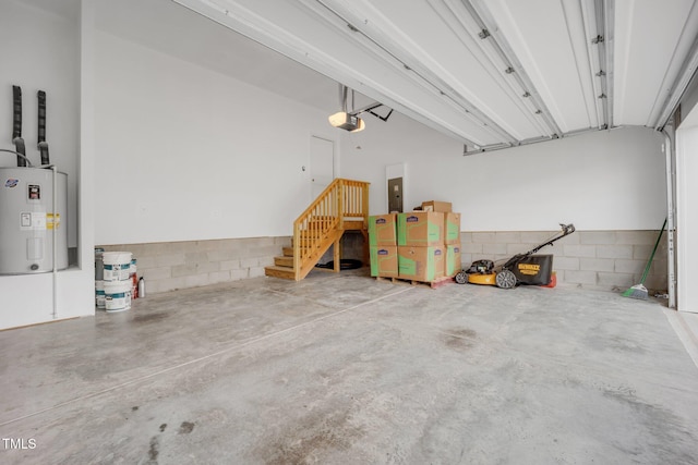 712 Emmer St, Rolesville, NC 27571 - garage with water heater, electric panel, and a garage door opener