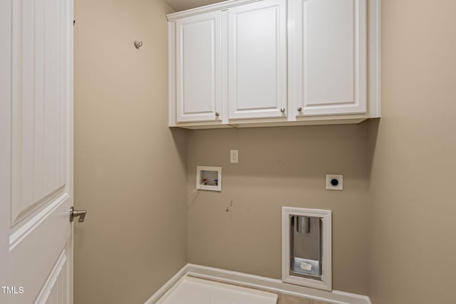 507 Brier Crossings Loop, Durham, NC 27703 - washroom featuring washer hookup, hookup for an electric dryer, and cabinet space