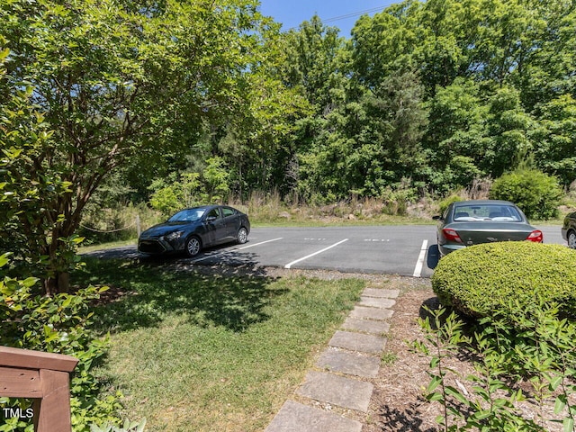 view of uncovered parking lot