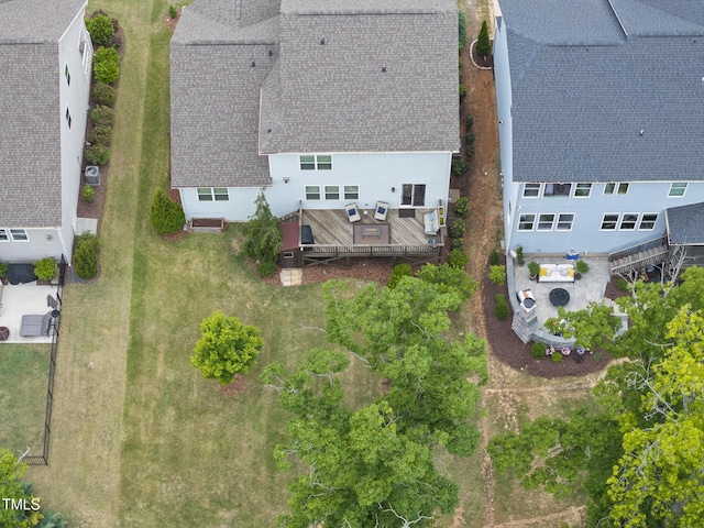 aerial view of property and surrounding area