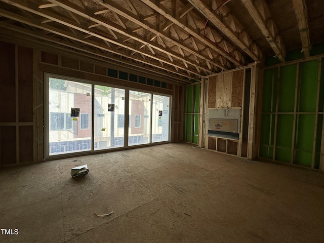 view of unfurnished living room