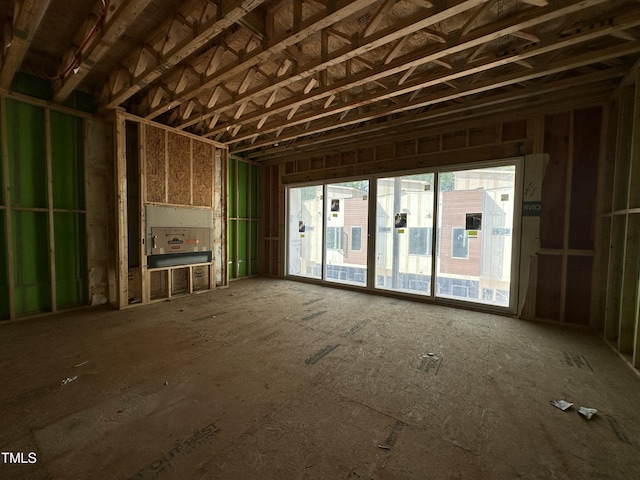 view of unfurnished living room